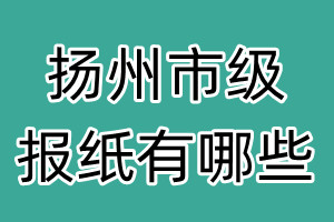 扬州市级报纸有哪些