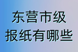 东营市级报纸有哪些